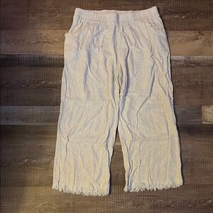 Umgee Cream Casual Pants